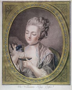 The Woman Taking Coffee, c.1774 by Leonardo Marini